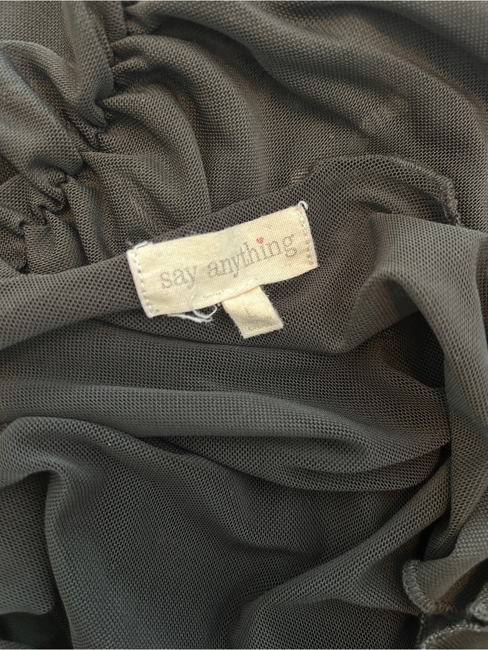 Women’s Black One-Shoulder Ruffle Top - Picture 4 of 4